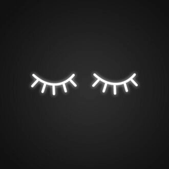 Wimpern Neonschild für Schönheitsstudios