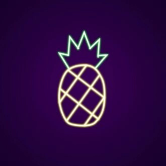 Pineapple Neon Sign for Tropical Themes