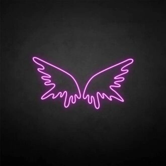 'Wing' Neon-Schild