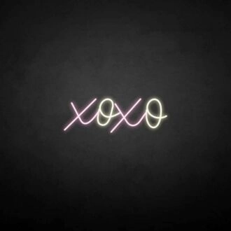 XOXO-Neonzeichen