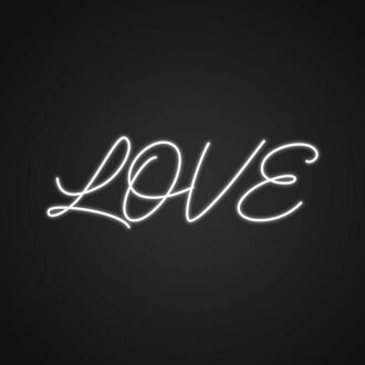Cute Love Custom Neon Sign v2 Perfect for romantic settings