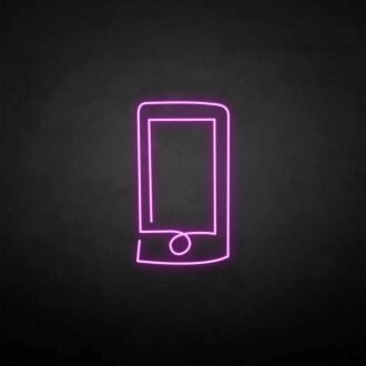 Phone' neon sign