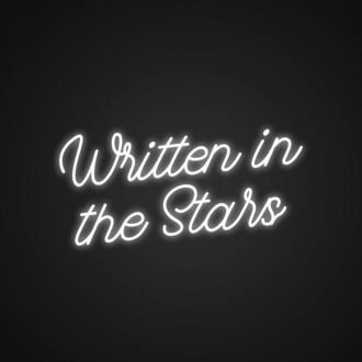 Written In The Stars Neon Sign Add a celestial touch to your space