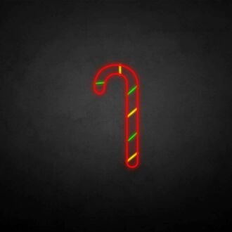 Frohe Weihnachten Zuckerstange Neonzeichen