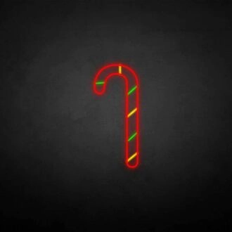 Marry Christmas Candy Cane Neon Sign