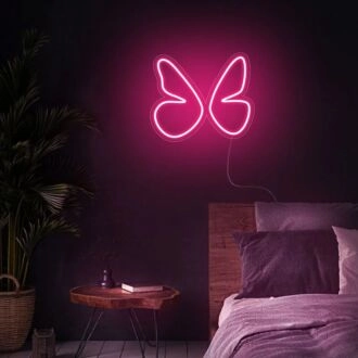 Transform Your Space: Butterfly Wall LED Decorneon Sign for Enchanting Home Decor, Vibrant Office Atmospheres, and Magical Wedding Settings