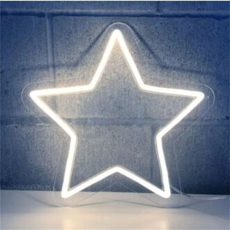 Brighten Festive Celebrations and Storefronts with the Christmas Star LED Neon Sign.