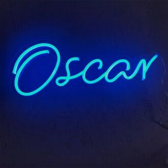Elevate Your Home, Office, or Event Ambiance with the Custom Name Oscar LED Neon Sign