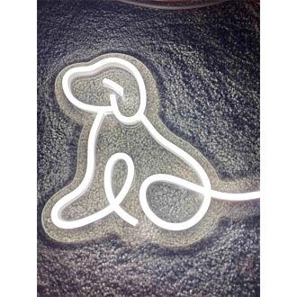 Brighten Your Space: Dog LED Light Neon Sign Perfect for Home Decor, Office Ambiance, and Bar Highlighting