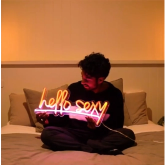 hello sexy neon sign
