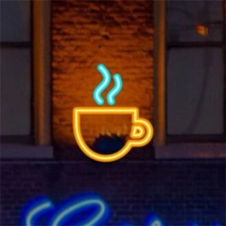 Beleben Sie Ihr Café oder Ihre Küche: Heißer Kaffee LED-Neonschild Perfekt für eine warme, einladende Atmosphäre.