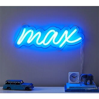 Brighten Up Your Home, Office, and Special Events with Personalized Decor Max LED Neon Wall Light.