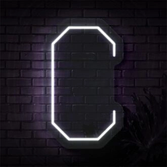 Brighten Your Space: Personalized Initial Letter C LED Neon Sign – Perfect for Bars, Offices, and Special Occasions