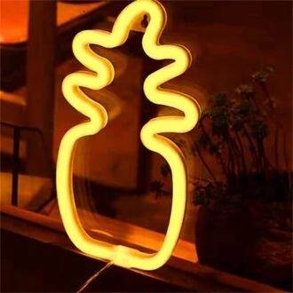 Brighten Up Your Space: Pineapple LED Neon Sign, Perfect for Home Decor, Trendy Office Vibes, and Vibrant Party Themes.