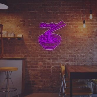 Make Your Space Uniquely Yours: Japanese Ramen LED Neon Sign for Home Decor, Trendy Bars, and Themed Restaurants