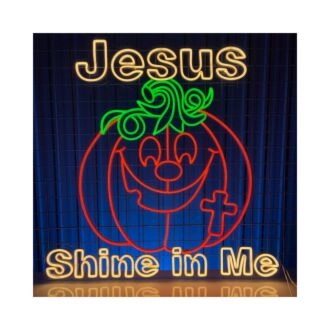 Brighten Your Holiday Season and Celebrate Faith with Jesus Shine In Me Led Neon Sign - Perfect for Christmas Decor, Office, and Worship Spaces.