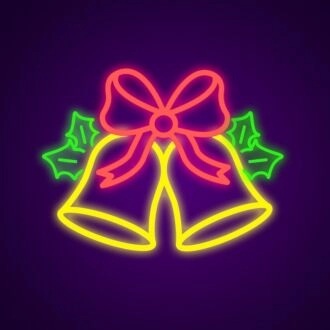Jingle Bells Neon Sign Perfect for holiday decorations