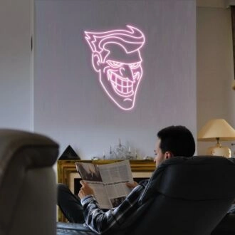 Joker Neon Sign for Bold and Edgy Decor