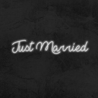 Just Married Neon Sign