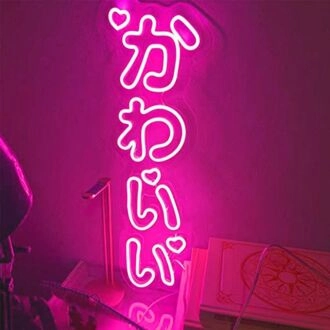 Kawaii Neon Sign Cute Japanese Handmade Anime