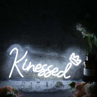 Kinessed White Neon Sign