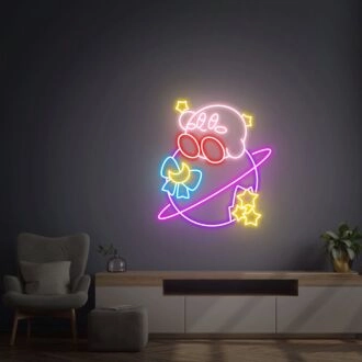 Brighten Up Your Gaming Sanctuary and Celebrate in Style with Kirby Neon Signbedroom Japanese Neon Sign Wall Decor Art Led Neon Sign Perfect for Home Decor, Office Vibes, and Party Ambiance.