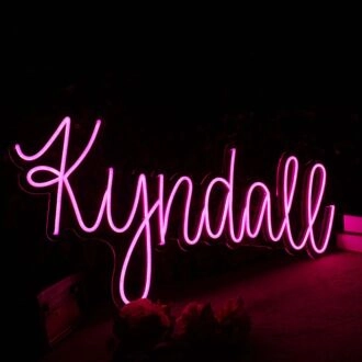 Kyndall Pink Neon Sign