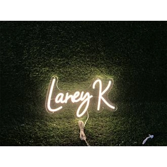 Brighten Your Space: Laney K Custom LED Neon Sign for Weddings, Bars, and Office Decor