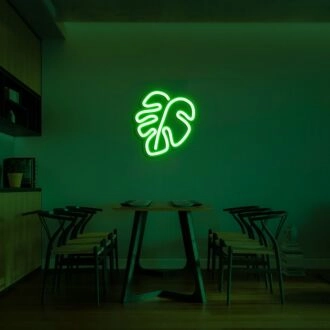 Leaf Neon Sign adds a natural touch to any space