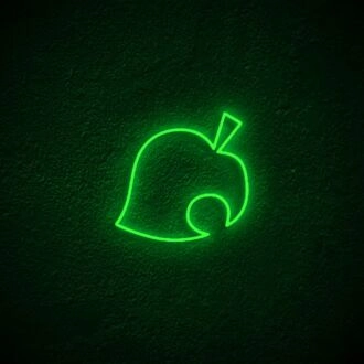 Leaf Neon Sign for Nature Themed Spaces