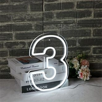 Make birthdays memorable with LED Neon Birthday Number 3 LED Neon Sign, perfect for party decorations and cake tables.