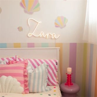 Brighten Up Your Home, Office, or Party Settings with the LED Neon Name Lara With Heart LED Neon Sign - Perfect for Creating a Warm Atmosphere!