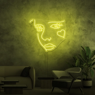 Joker Face Neon Sign