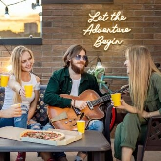 Let the Adventure Begin Neon Sign Kids Room Inspiration