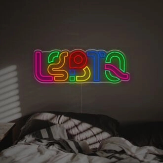 Brighten Your Space: LGBTQ LED Neon Sign for Bars, Weddings, and Home Decor