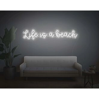 Life Is A Beach Neon Sign