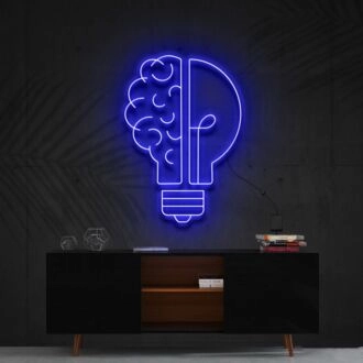 Lightbulb Moment Neon Sign for Creative Spaces
