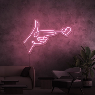 Love Target Neon Sign