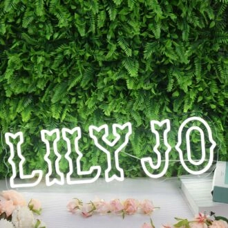 LILYJO White Neon Sign