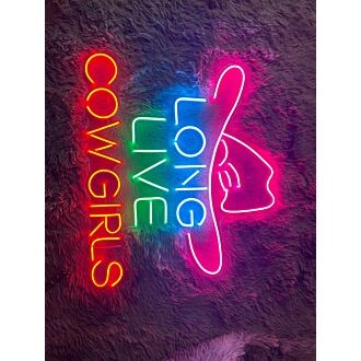Long Live Cowgirl Led Neon Sign Texas Cowgirl Neon Led Sign