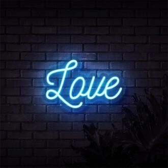 Brighten Up Your Home, Office, or Wedding with the Romantic Glow of Love LED Neon Sign Sketch and Etch Us.