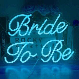 Elegant Bride to Be Neon Sign
