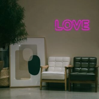 Loves Neon Sign for Romantic Decor