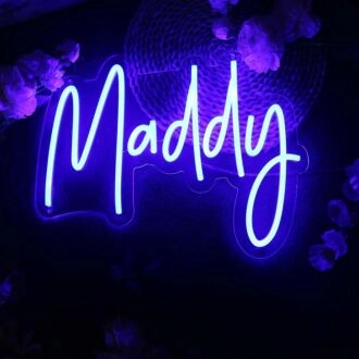 Maddy Blue Neon Sign