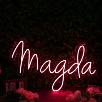Magda Red Neon Sign
