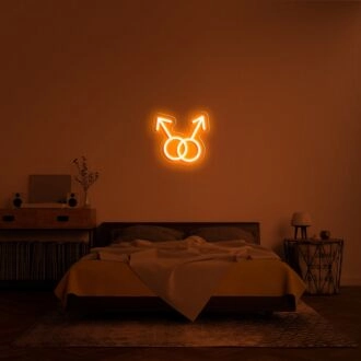 Man Man Neon Sign for Fun and Bold Spaces