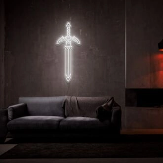 Master Sword Neon Sign for Game Lovers and Fantasy Fans