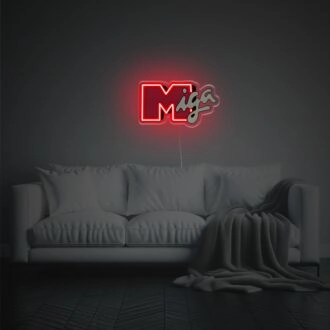 Brighten Your Space: Miga LED Neon Acrylic Artwork for Vibrant Home Decor, Trendy Offices, and Lively Wedding Celebrations