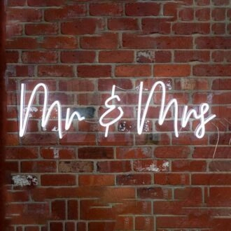 Mr Mrs Neon Sign