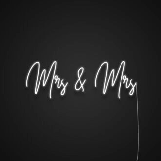 Mrs and Mrs Neon Sign
